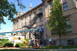 Town Hall Undergoes Restoration 