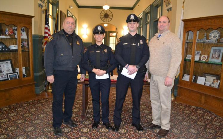 Two New Officers Sworn In to the SPD