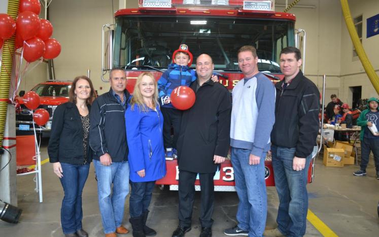 Town Officials Gathered to Celebrate Saugus' New Fire Engine on Saturday, Oct. 13, 2018
