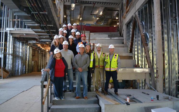 Saugus School Building Committee Conducts Site Visit 